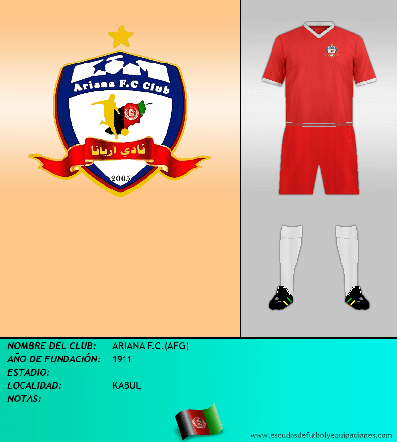 Escudo de ARIANA F.C.(AFG)