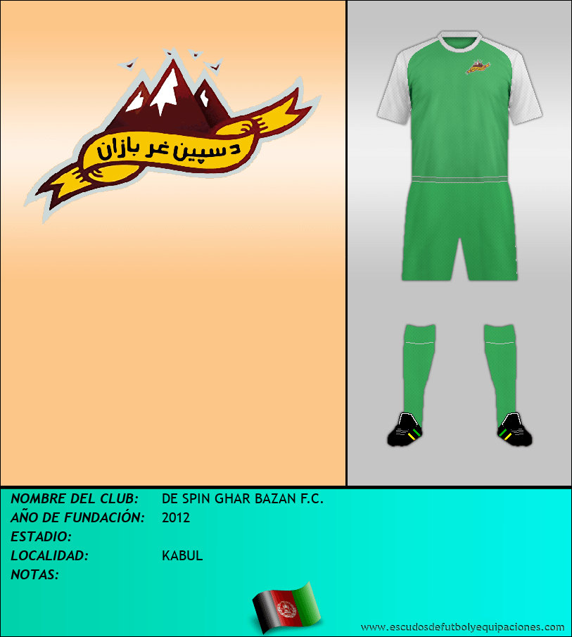 Escudo de DE SPIN GHAR BAZAN F.C.