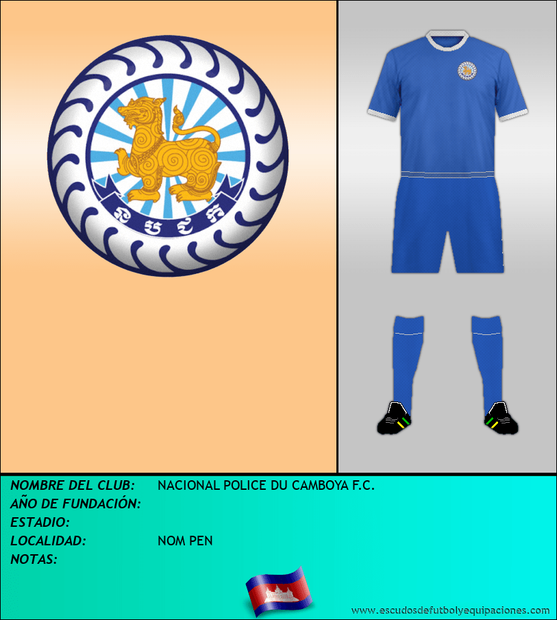 Escudo de NACIONAL POLICE DU CAMBOYA F.C.