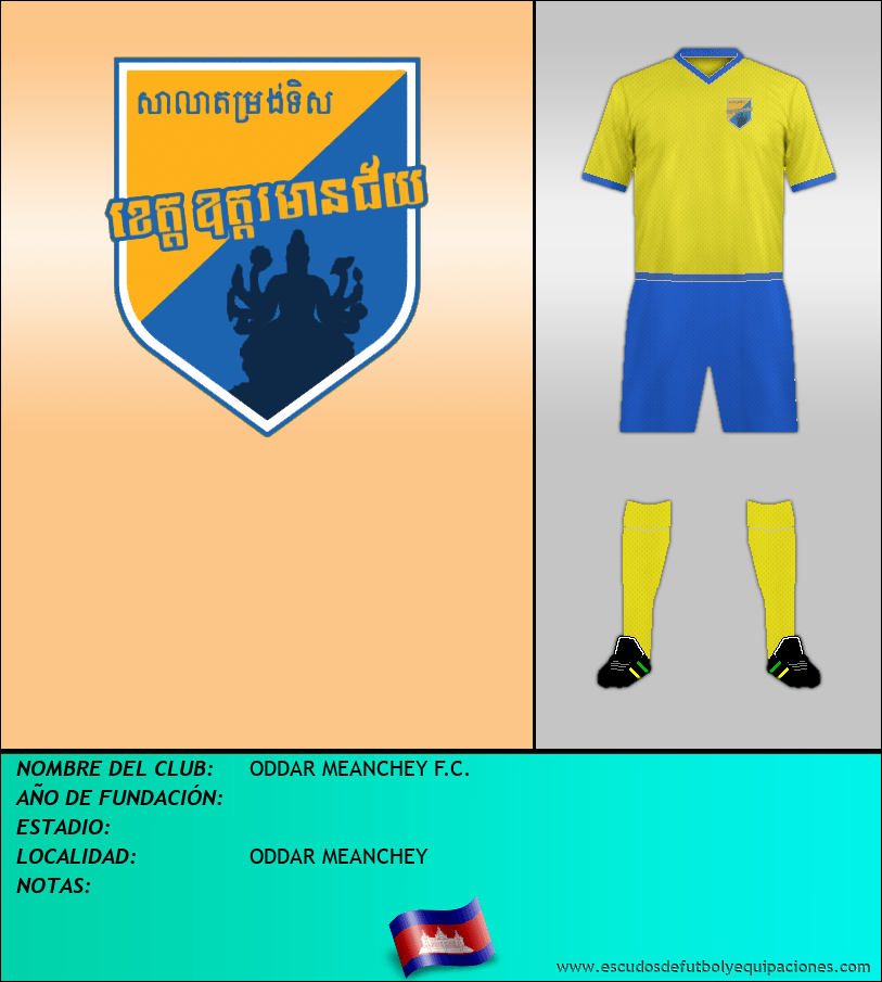 Escudo de ODDAR MEANCHEY F.C.