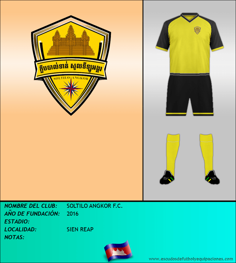 Escudo de SOLTILO ANGKOR F.C.