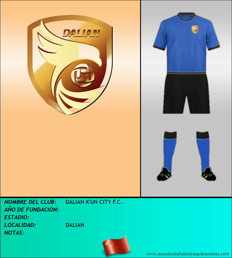 Escudo de DALIAN K'UN CITY F.C.