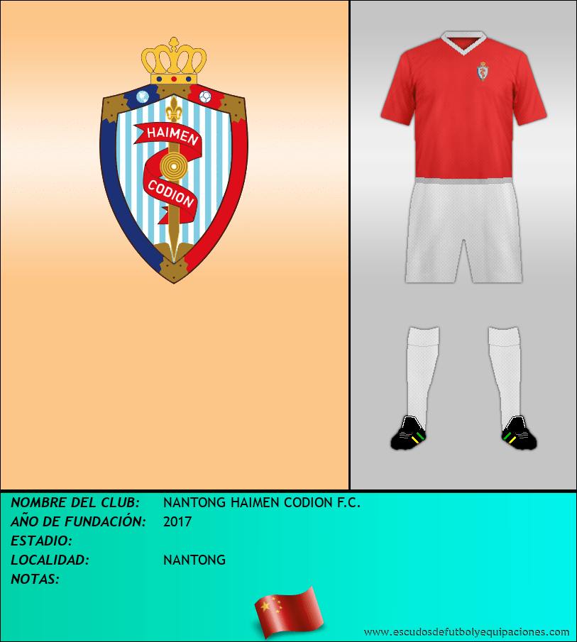 Escudo de NANTONG HAIMEN CODION F.C.