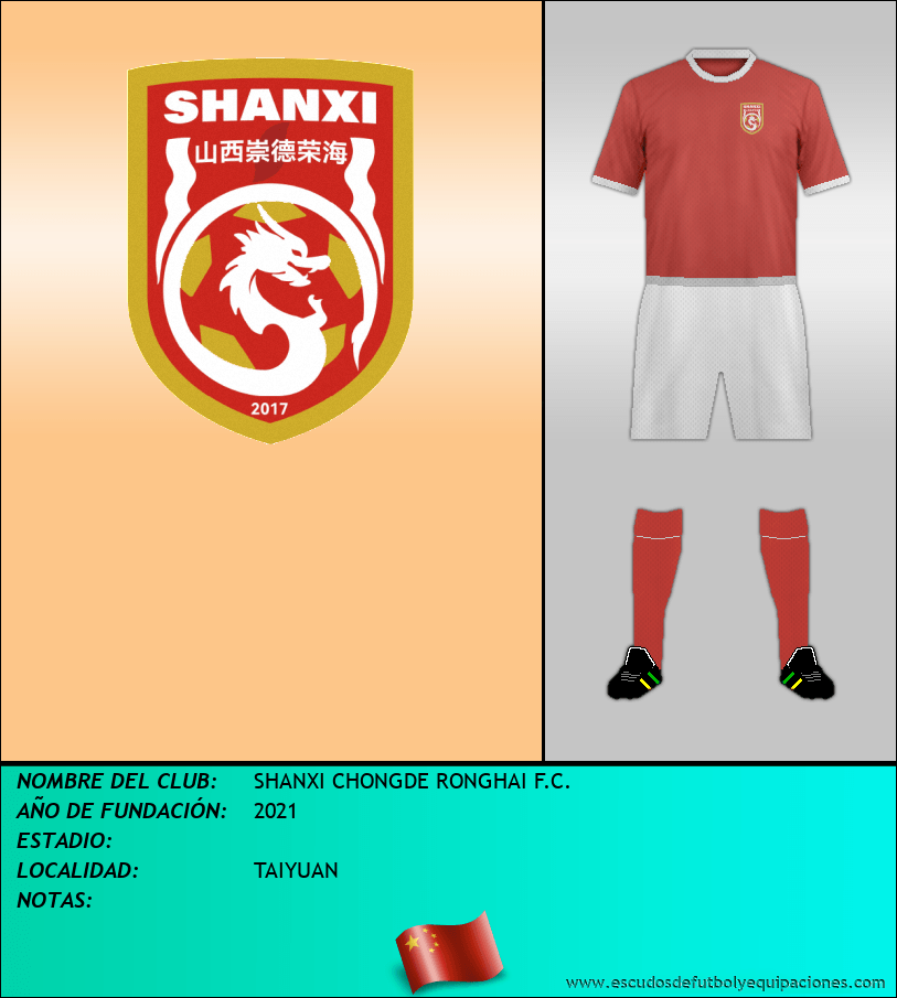 Escudo de SHANXI CHONGDE RONGHAI F.C.