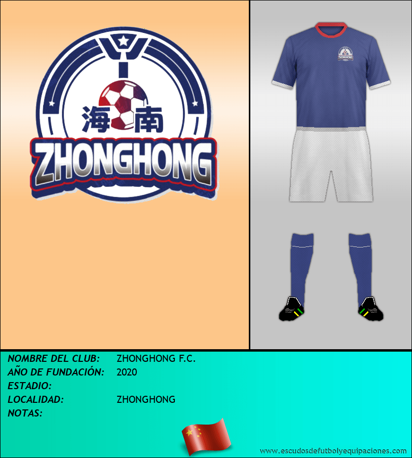Escudo de ZHONGHONG F.C.