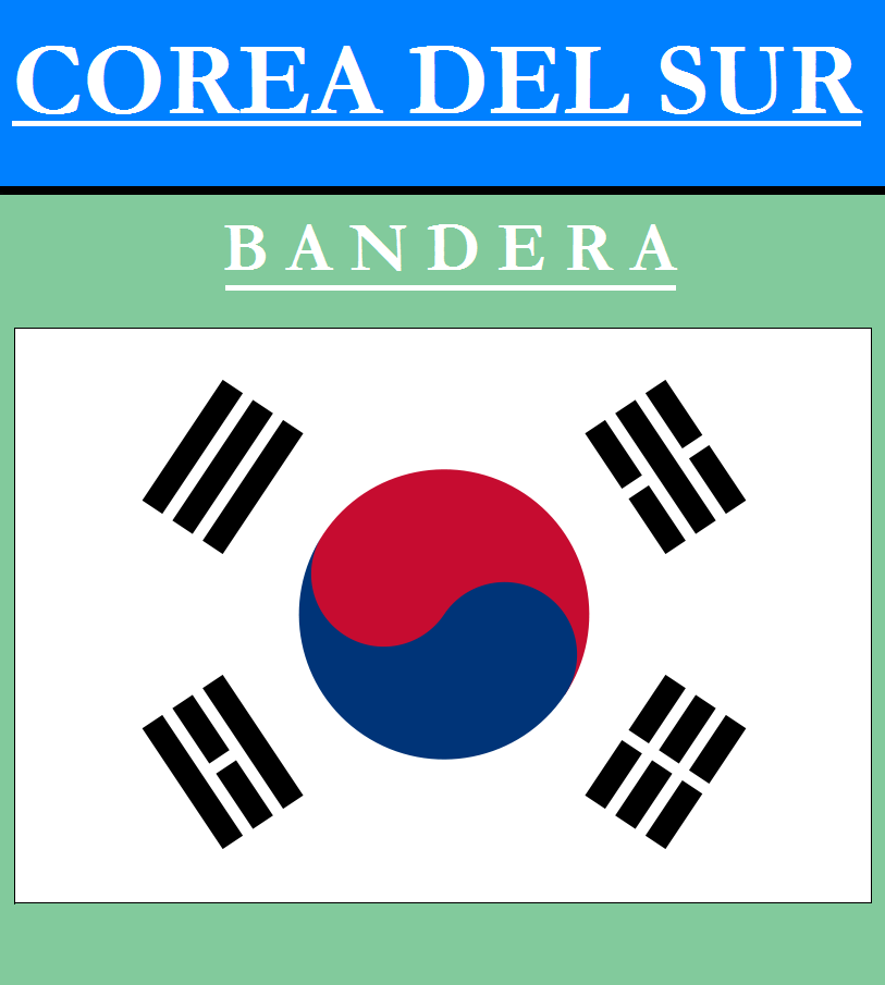 Escudo de BANDERA DE COREA DEL SUR