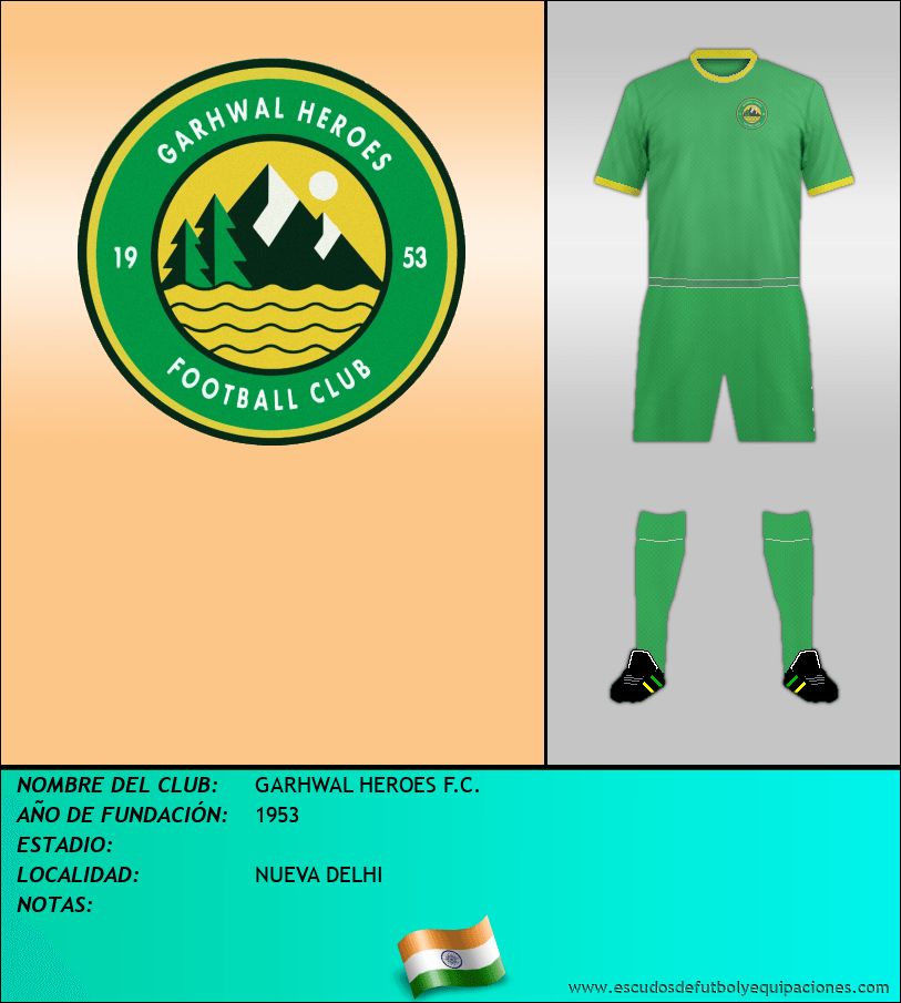 Escudo de GARHWAL HEROES F.C.