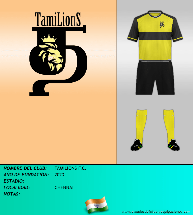 Escudo de TAMILIONS F.C.