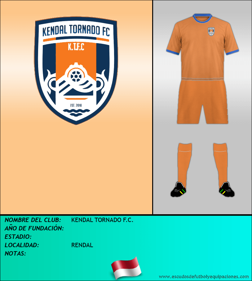 Escudo de KENDAL TORNADO F.C.