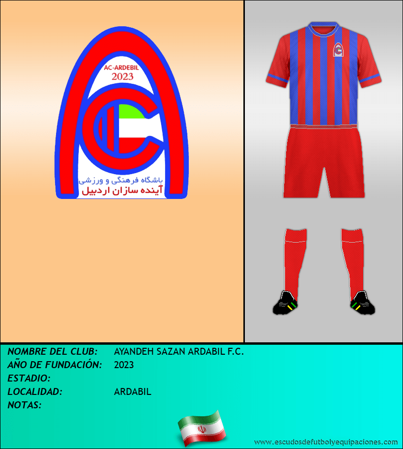 Escudo de AYANDEH SAZAN ARDABIL F.C.
