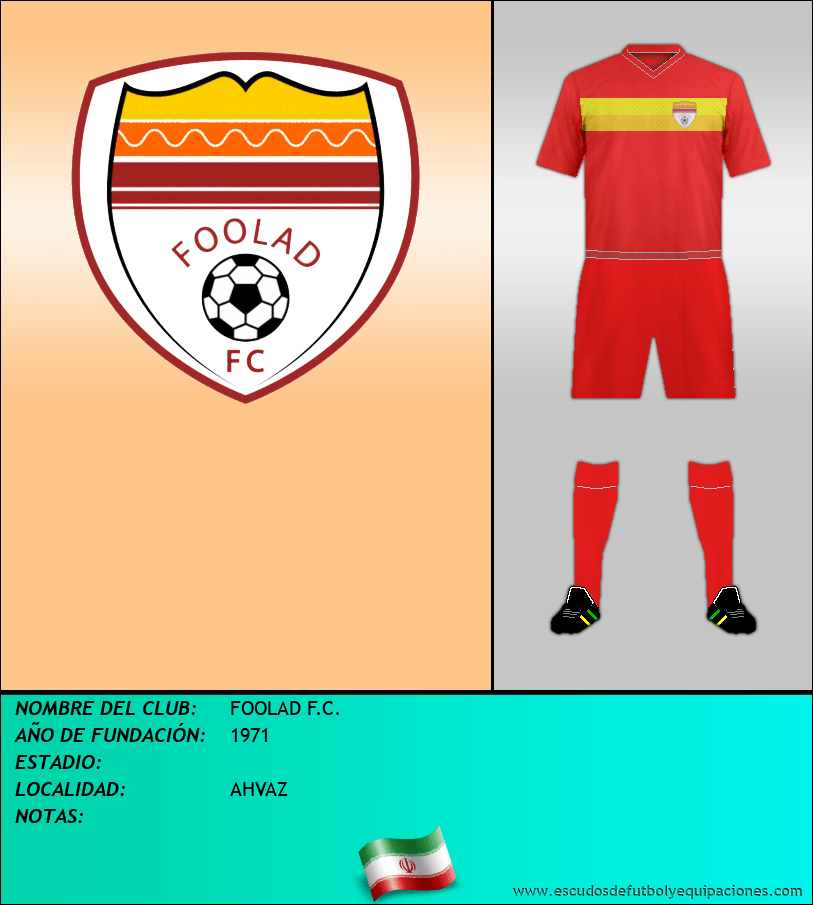 Escudo de FOOLAD F.C.