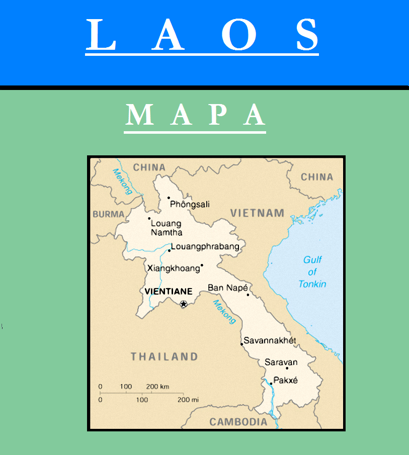 Escudo de MAPA DE LAOS