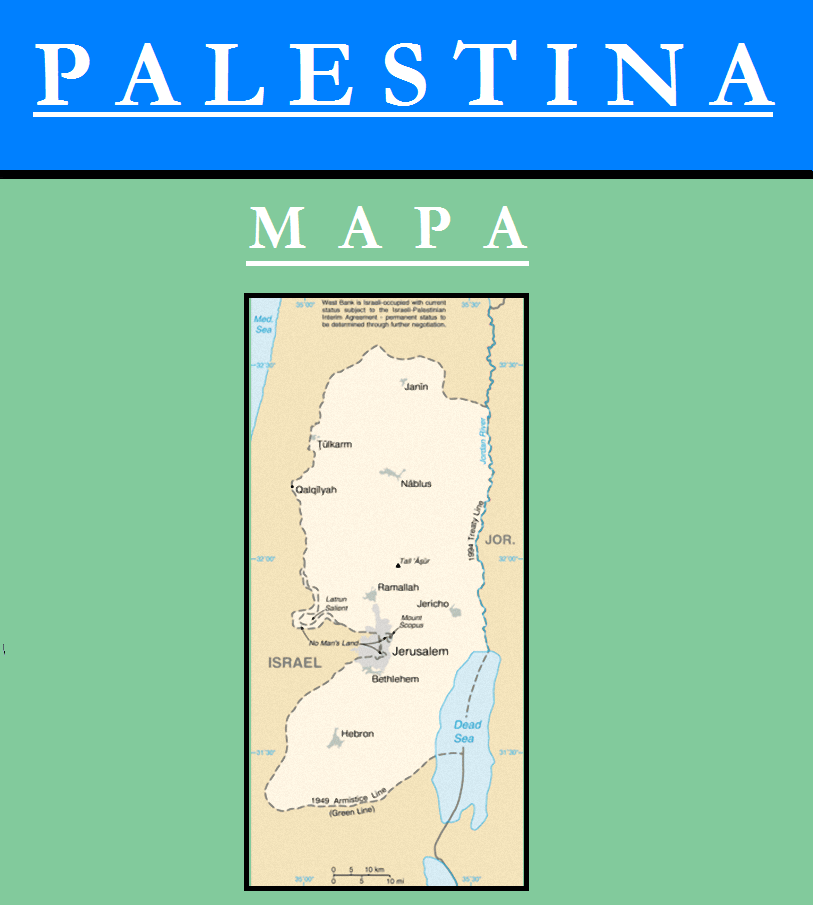 Escudo de MAPA DE PALESTINA