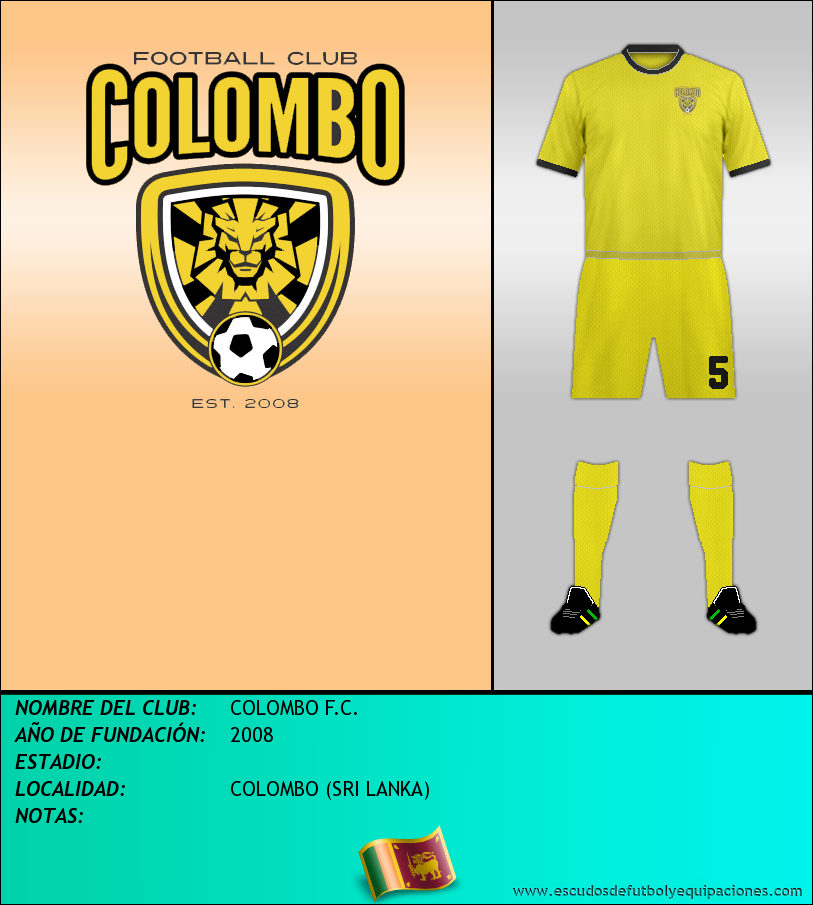 Escudo de COLOMBO F.C.
