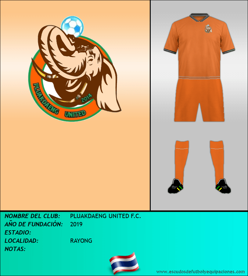 Escudo de PLUAKDAENG UNITED F.C.