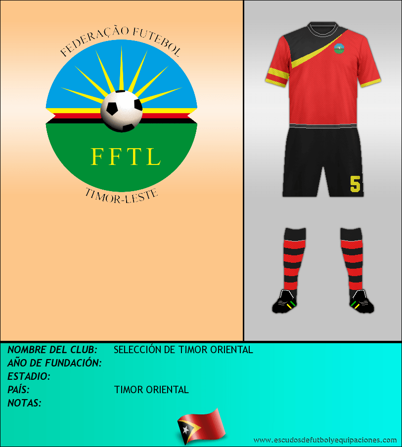 Escudo de SELECCIÓN DE TIMOR ORIENTAL