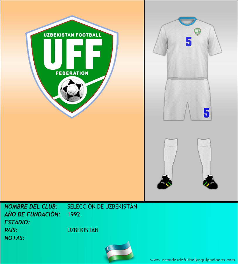 Escudo de SELECCIÓN DE UZBEKISTÁN