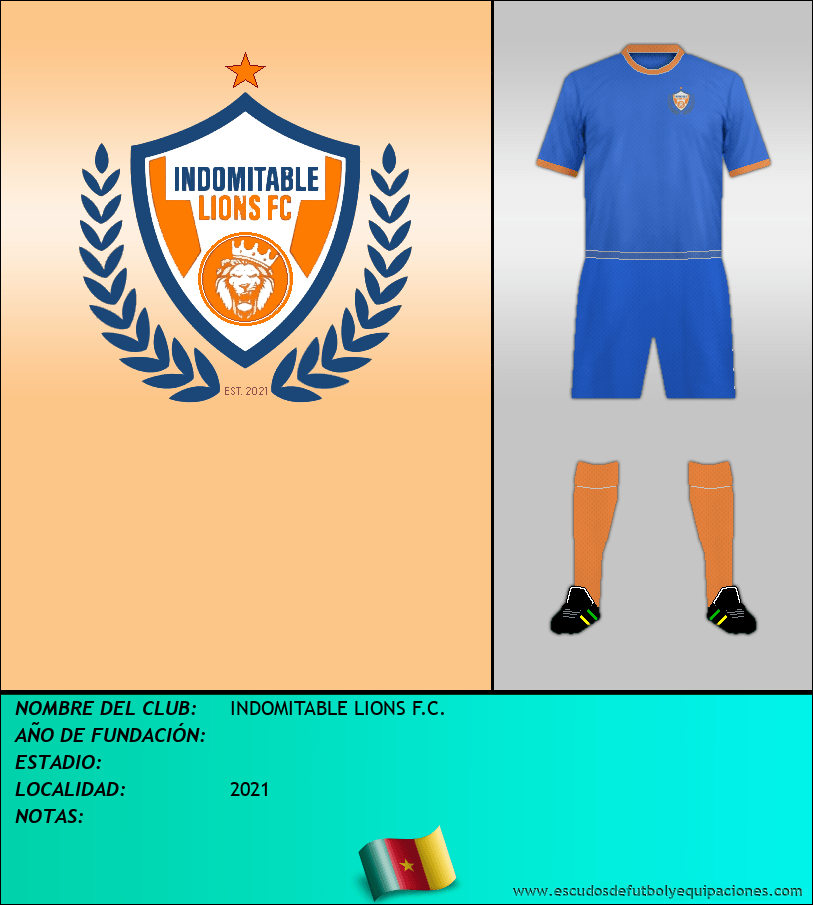 Escudo de INDOMITABLE LIONS F.C.