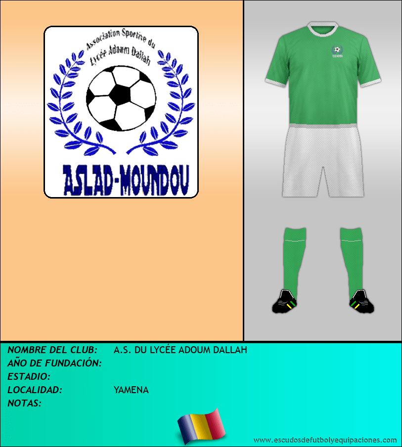 Escudo de A.S. DU LYCÉE ADOUM DALLAH