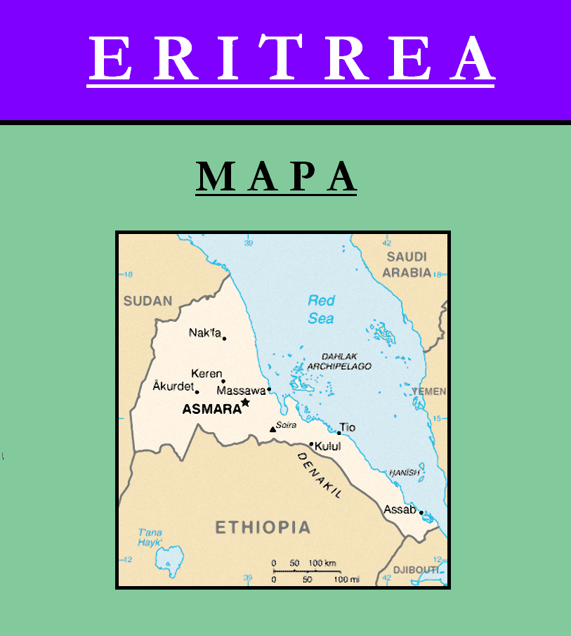 Escudo de MAPA DE ERITREA