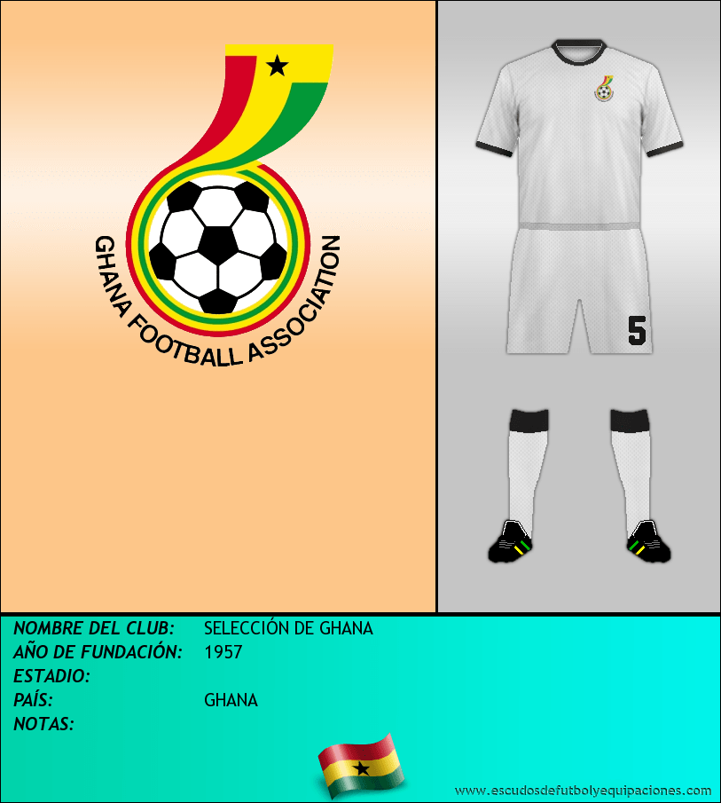 Escudo de SELECCIÓN DE GHANA