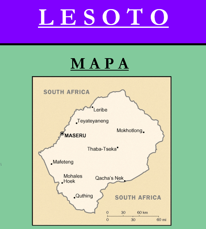 Escudo de MAPA DE LESOTO
