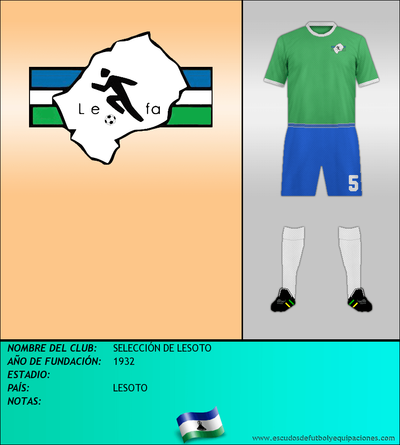Escudo de SELECCIÓN DE LESOTO