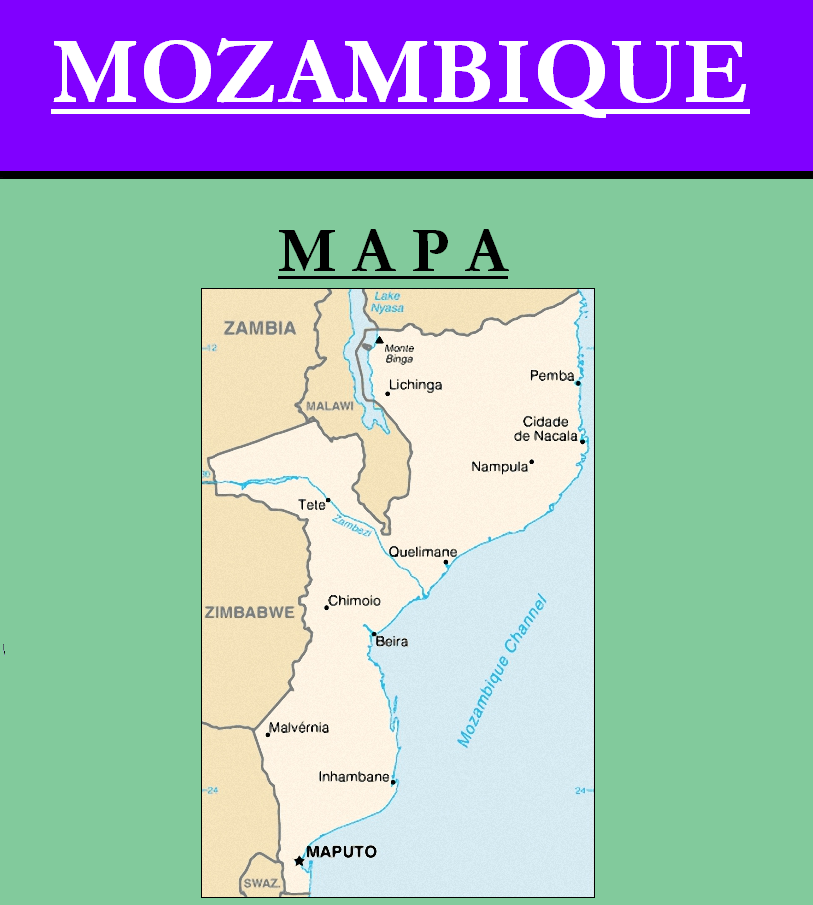 Escudo de MAPA DE MOZAMBIQUE