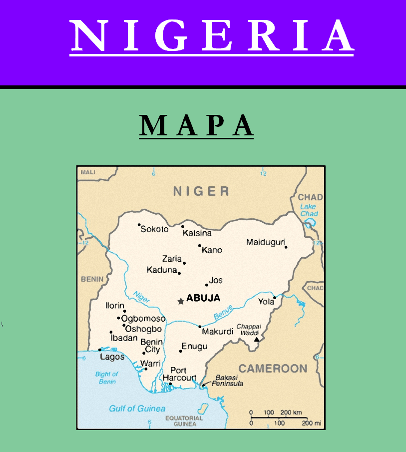 Escudo de MAPA DE NIGERIA