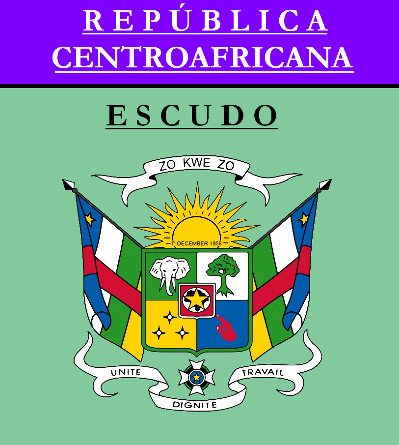 Escudo de ESCUDO DE REPÚBLICA CENTROAFRICANA