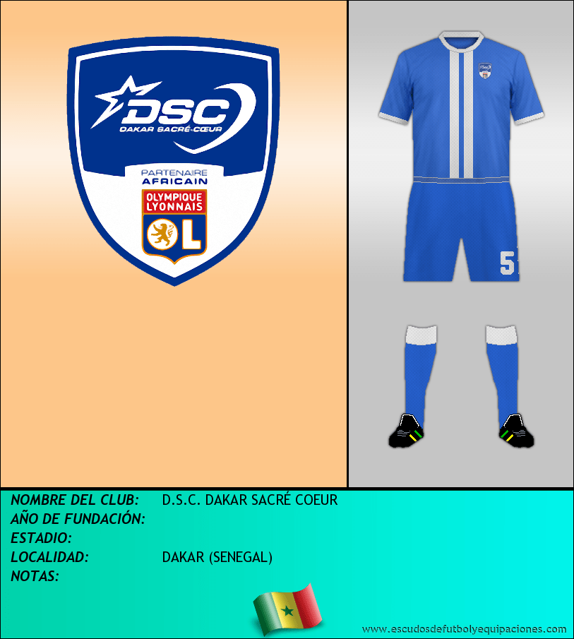 Escudo de D.S.C. DAKAR SACRÉ COEUR