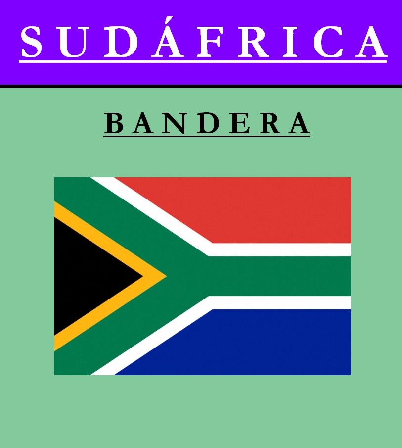 Escudo de BANDERA DE SUDÁFRICA
