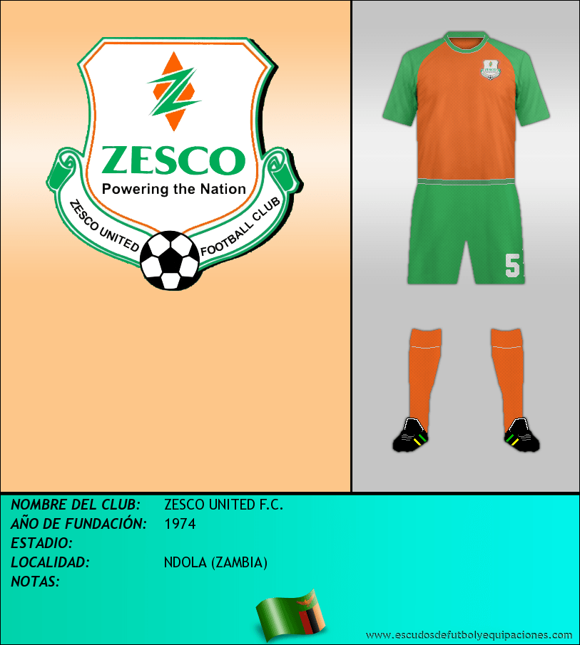 Escudo de ZESCO UNITED F.C.