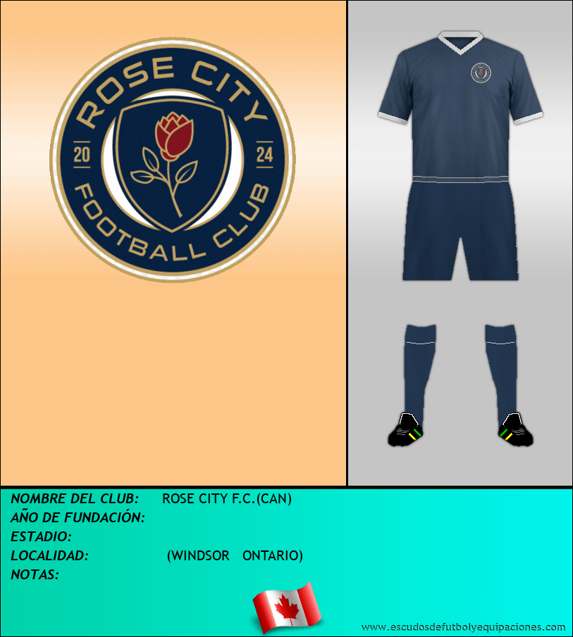 Escudo de ROSE CITY F.C.(CAN)