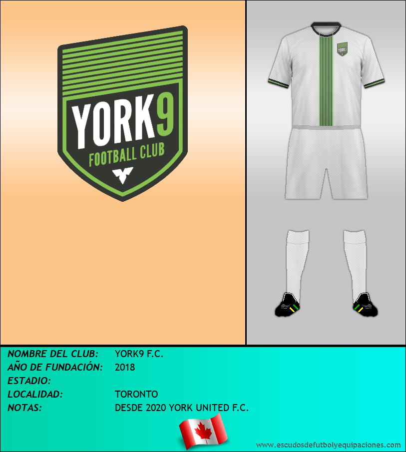 Escudo de YORK9 F.C.