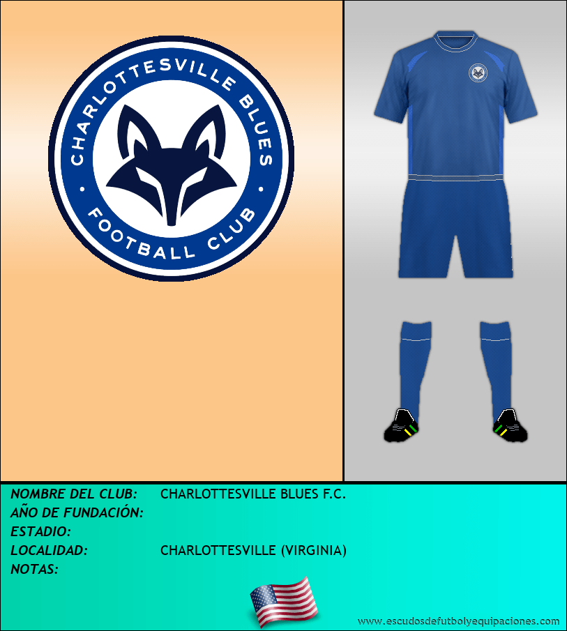 Escudo de CHARLOTTESVILLE BLUES F.C.