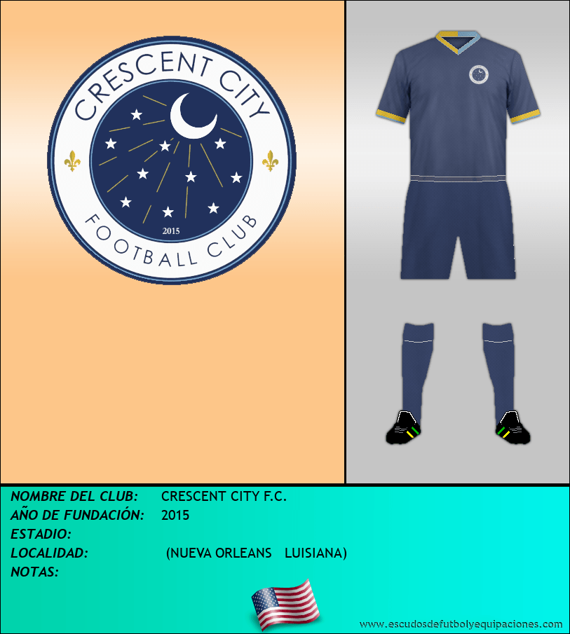 Escudo de CRESCENT CITY F.C.