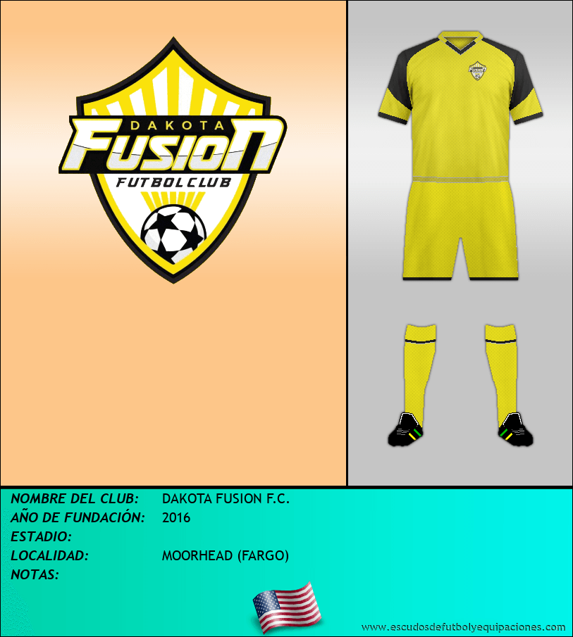 Escudo de DAKOTA FUSION F.C.