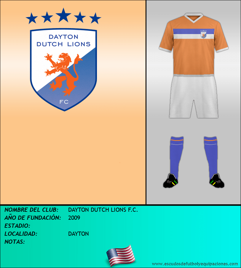 Escudo de DAYTON DUTCH LIONS F.C.