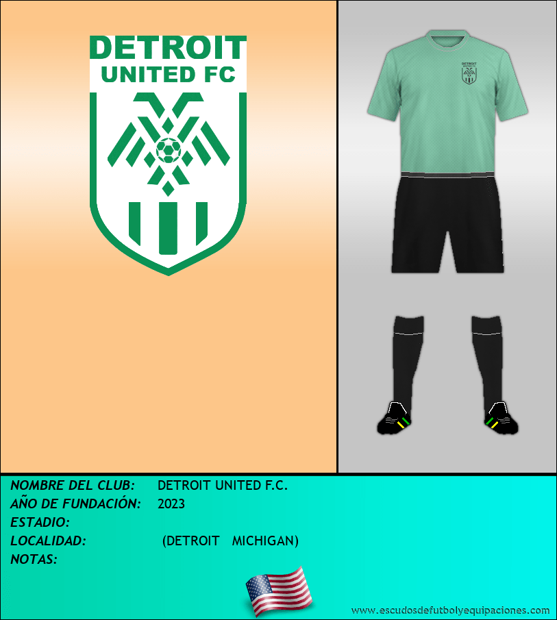 Escudo de DETROIT UNITED F.C.