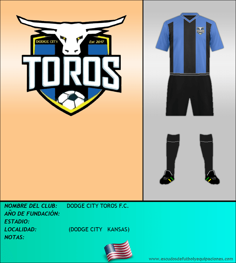 Escudo de DODGE CITY TOROS F.C.