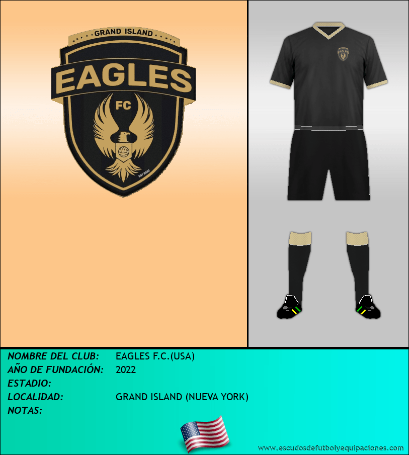 Escudo de EAGLES F.C.(USA)