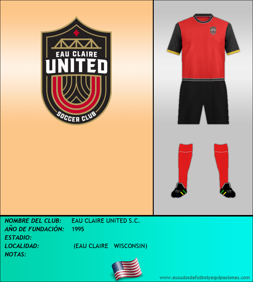 Escudo de EAU CLAIRE UNITED S.C.