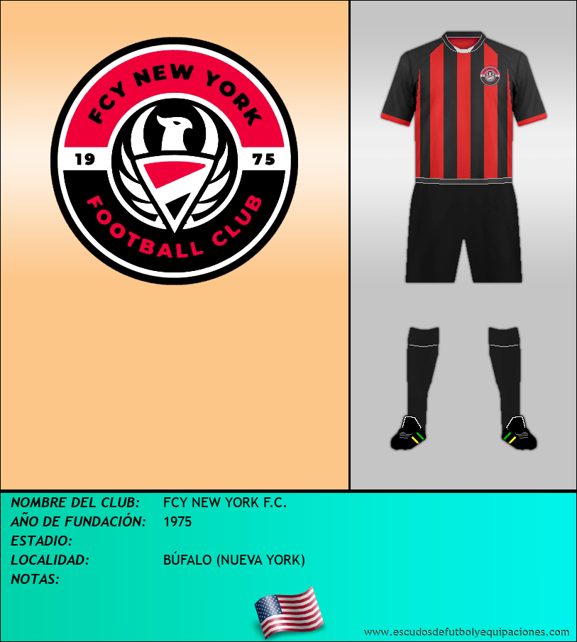 Escudo de FCY NEW YORK F.C.