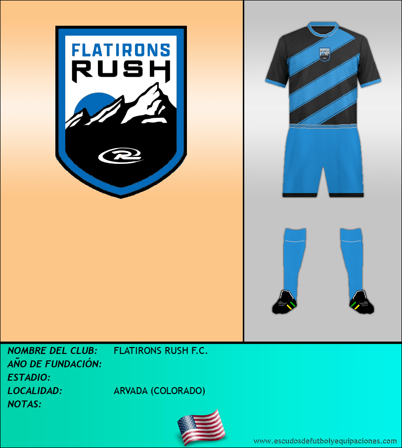 Escudo de FLATIRONS RUSH F.C.