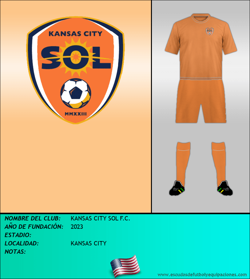 Escudo de KANSAS CITY SOL F.C.