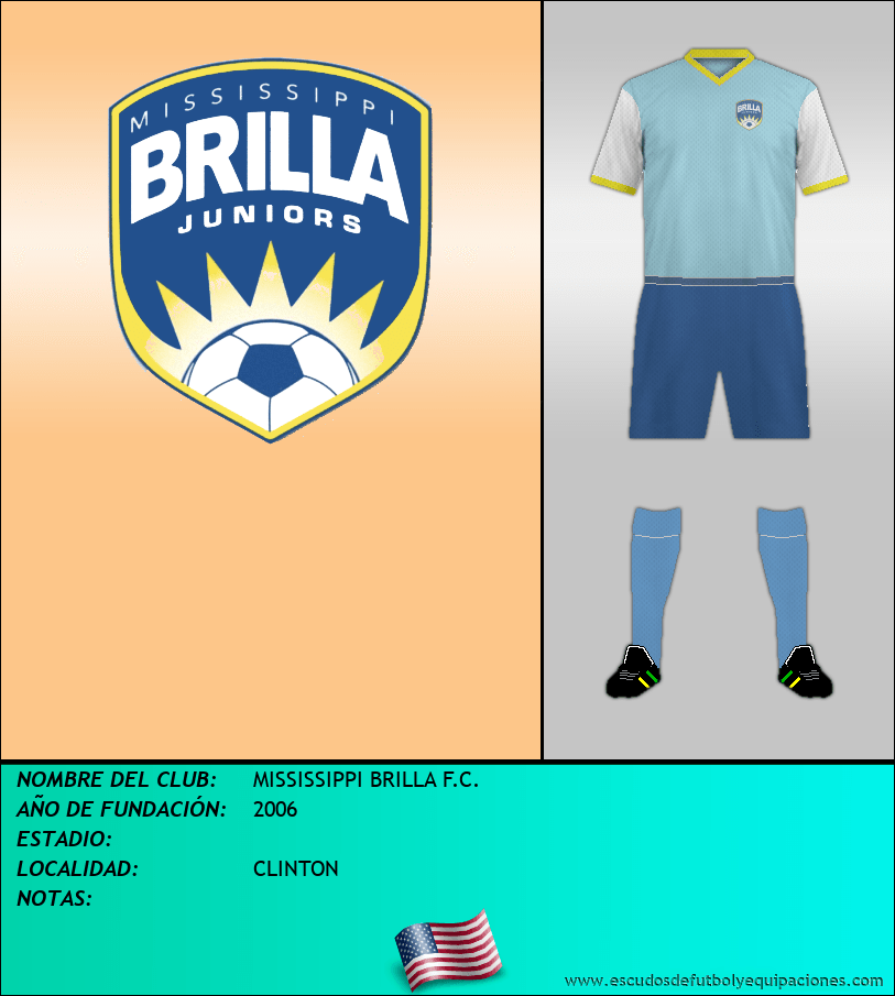 Escudo de MISSISSIPPI BRILLA F.C.