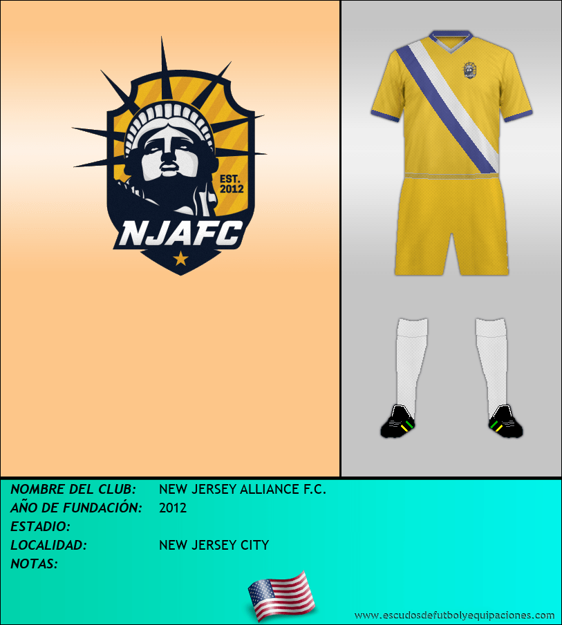 Escudo de NEW JERSEY ALLIANCE F.C.