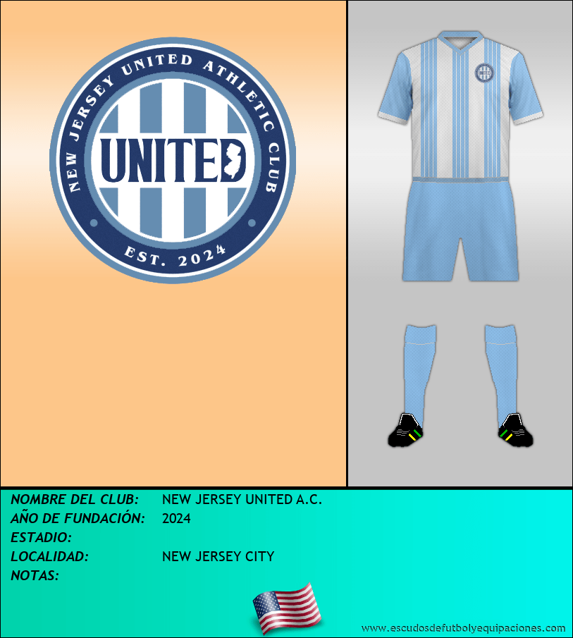 Escudo de NEW JERSEY UNITED A.C.