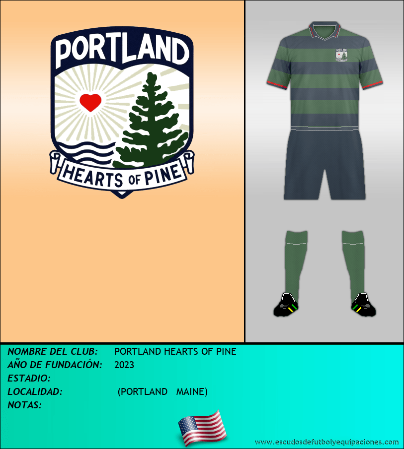 Escudo de PORTLAND HEARTS OF PINE